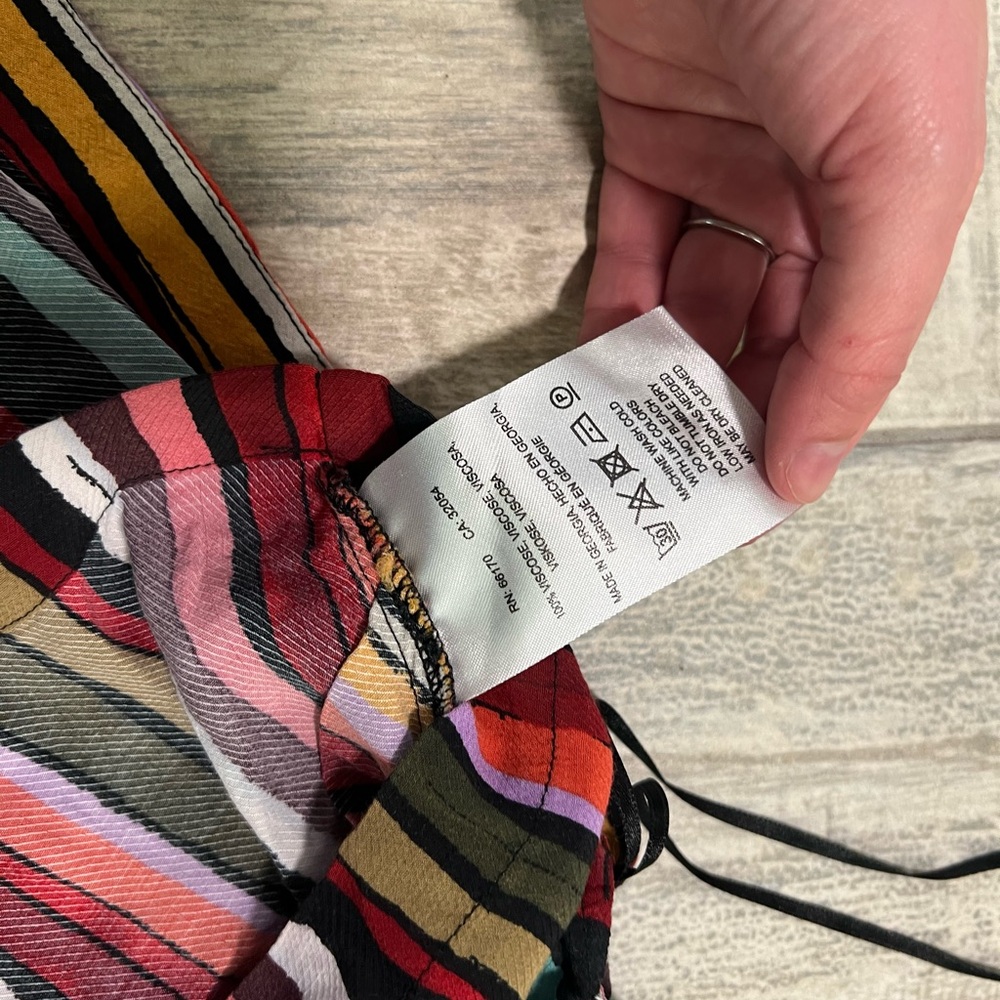 Free People Multicolor Striped Slip Dress - Picture 10 of 11